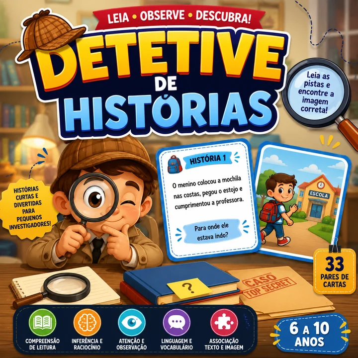 Capa do jogo Detetive de Histórias