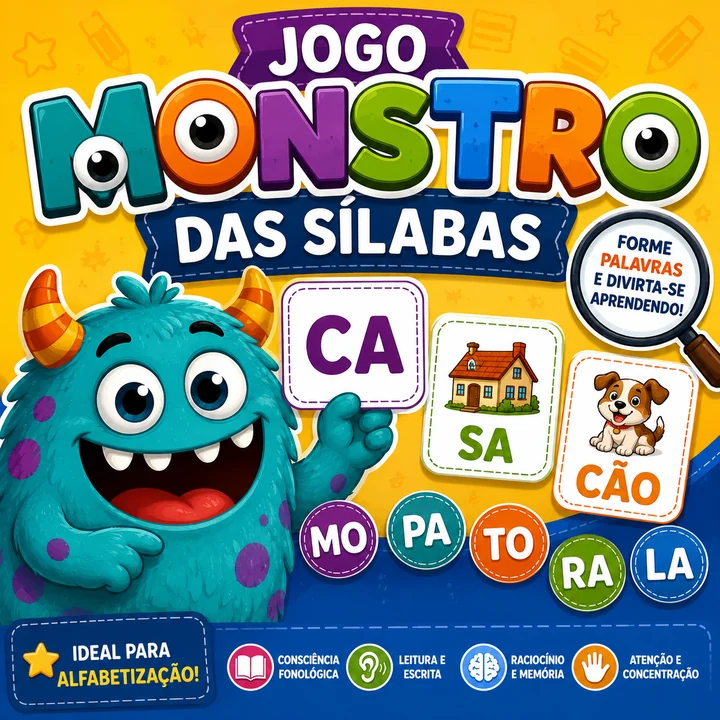 Capa do jogo Monstro das Sílabas